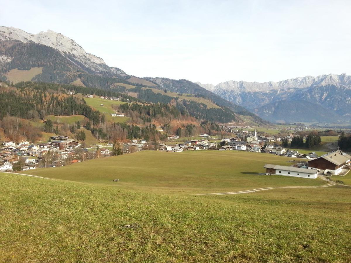 Ferienwohnung Schwarzbach Leogang Habitación foto